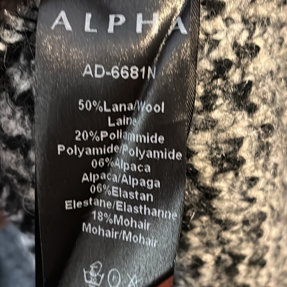 ALPHA MASSIMO REBECCHI Sweater Long Cardigan Sweater Dark Academia Lagenlook - Picture 4 of 4